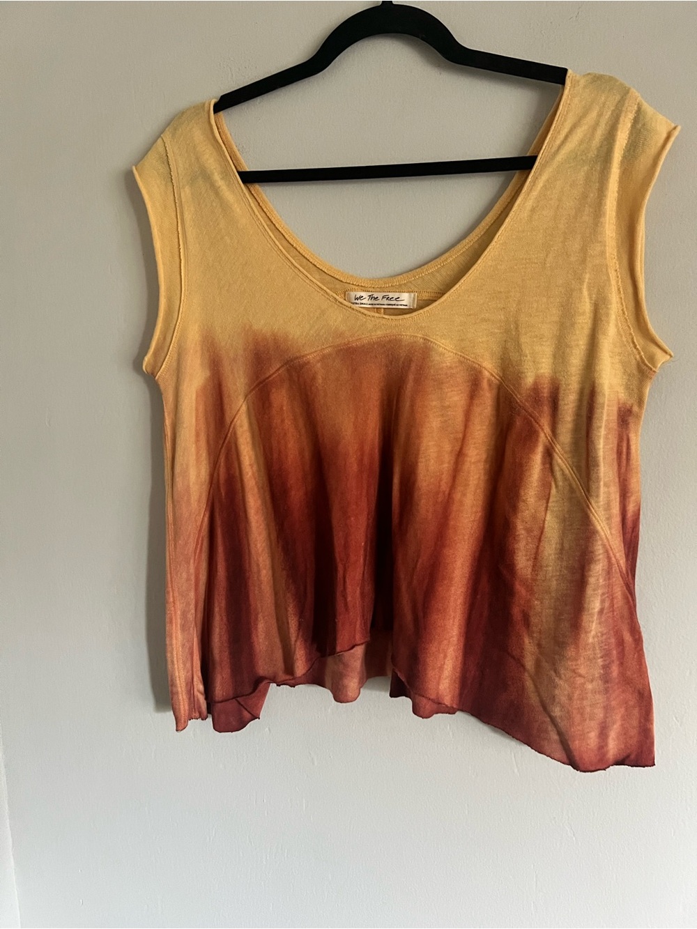 Free People We The Free Paradise Tee Sundown Combo Sz X-Small - Picture 4 of 10